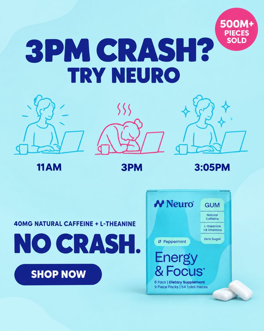 Neuro gum ad sample