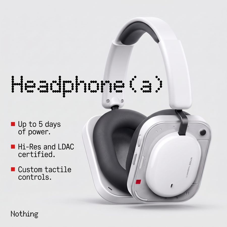 Nothing headphones ad sample